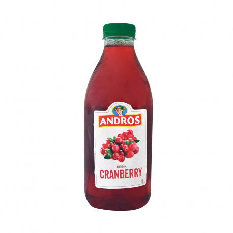 ANDROS ΧΥΜΟΣ CRANBERRY - Νέο προιόν (1lt)