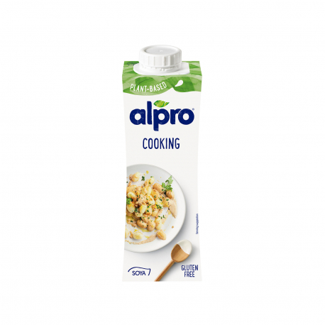 ALPRO ΚΡΕΜΑ ΜΑΓΕΙΡΙΚΗΣ ΕΤΟΙΜΗ SOYA ΦΥΤΙΚΗ,ΣΟΓΙΑΣ - Χωρίς γλουτένη,Χωρίς Λακτόζη,Vegetarian,Vegan (250ml)