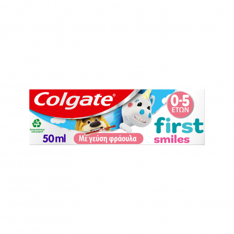 COLGATE ΟΔΟΝΤΟΚΡΕΜΑ ΠΑΙΔΙΚΗ FIRST SMILES ΑΠΟ 0 ΕΩΣ 5 ΕΤΩΝ (50ml) (-0.5€)