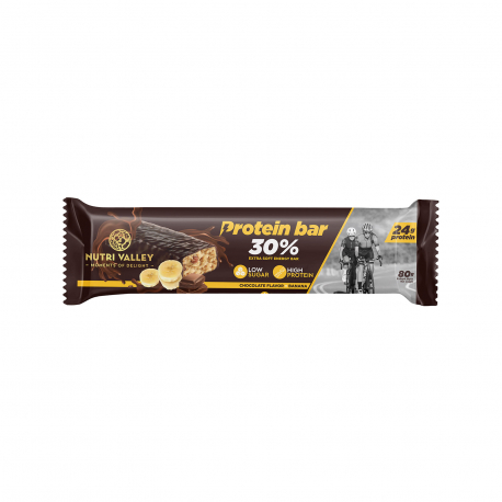 Nutri valley μπάρα πρωτεΐνης protein banana - νέο προιόν (80g)