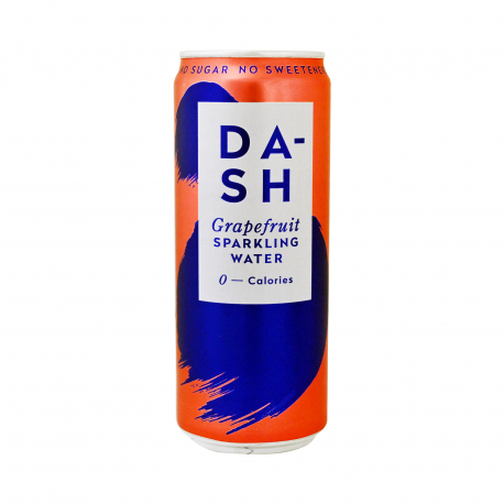 DASH ΑΝΘΡΑΚΟΥΧΟ ΝΕΡΟ GRAPEFRUIT - Χωρίς ζάχαρη,Νέο προιόν (330ml)